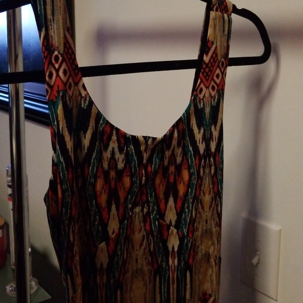 Tribal print maxi dress